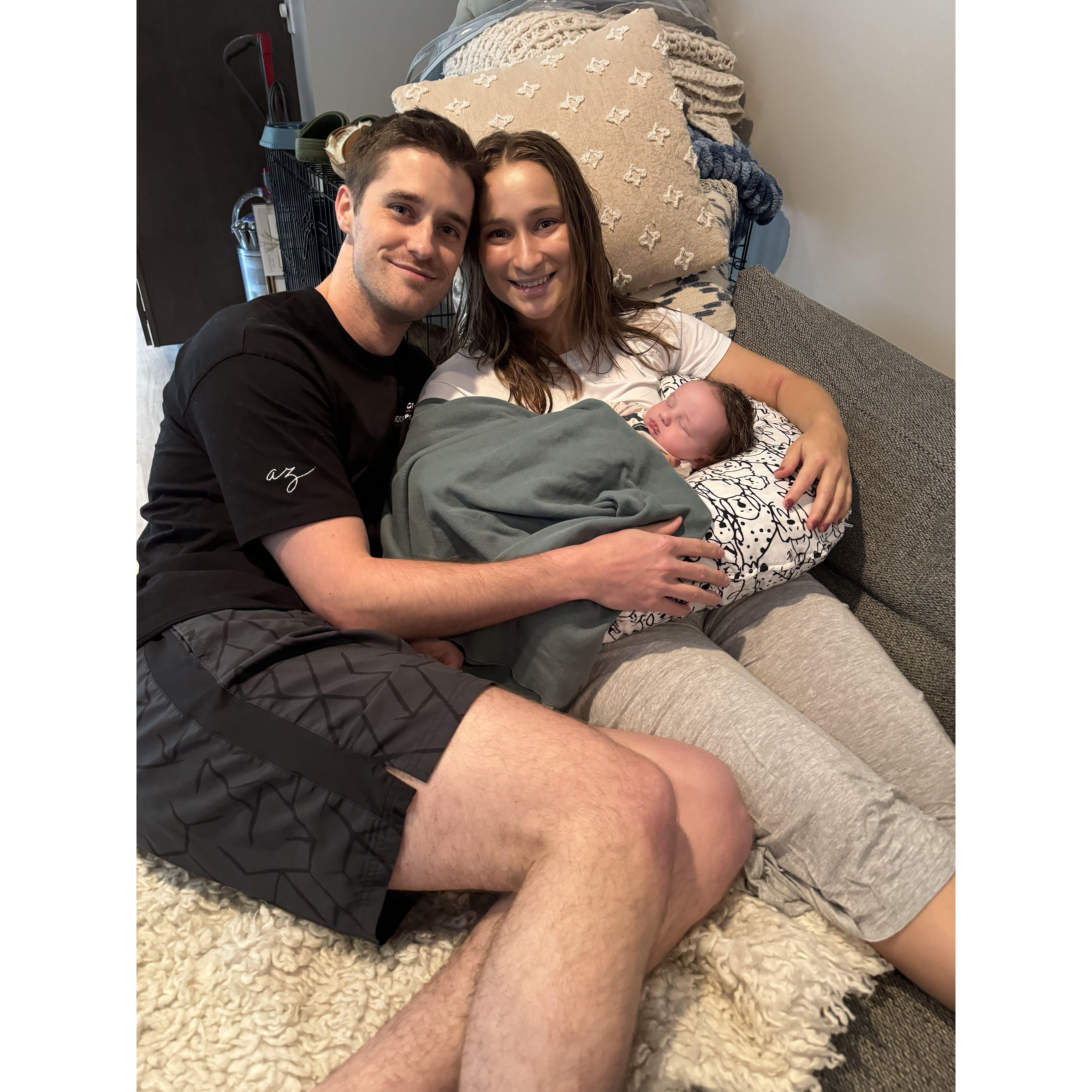 Celebrating becoming an aunt & uncle!