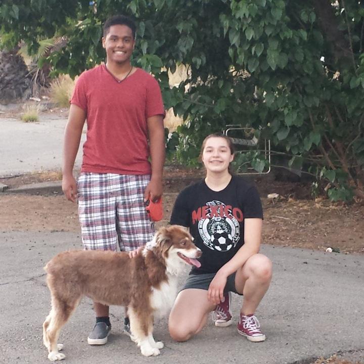 our first photo together, 2017