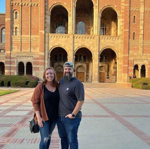 I got to show James UCLA...