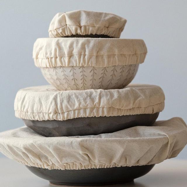 Linen Reusable Bowl Covers | Eco friendly...
