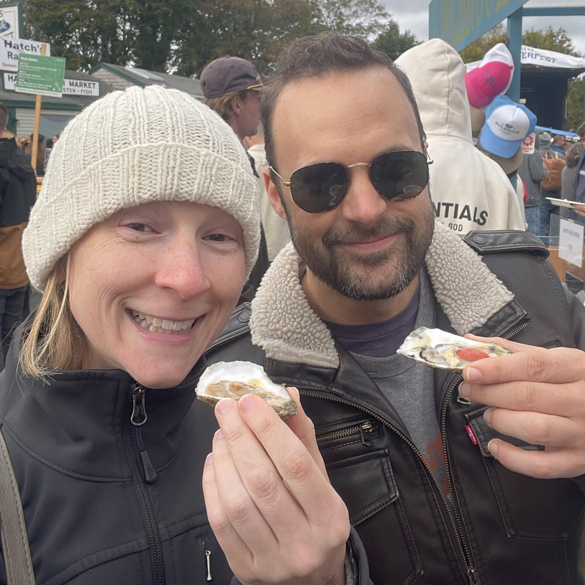 Shucking cute at OysterFest on the cape