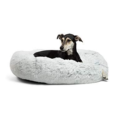Best Friends by Sheri Calming Shag Vegan Fur Donut Cuddler (Multiple Sizes)