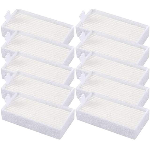 10pcs HEPA Filters Replacement for ILIFE V3s V3s pro V5 V5s V5s Pro Robotic Vacuum Cleaner ILIFE V3s pro Filters ILIFE Robot Vacuum Filter ILIFE V3 Filter Replacements