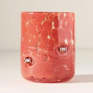 Red Confetti Icon Juice Glass