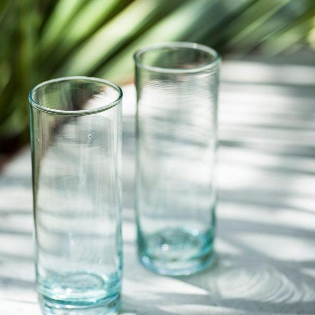 Tall Recycled Glass Set