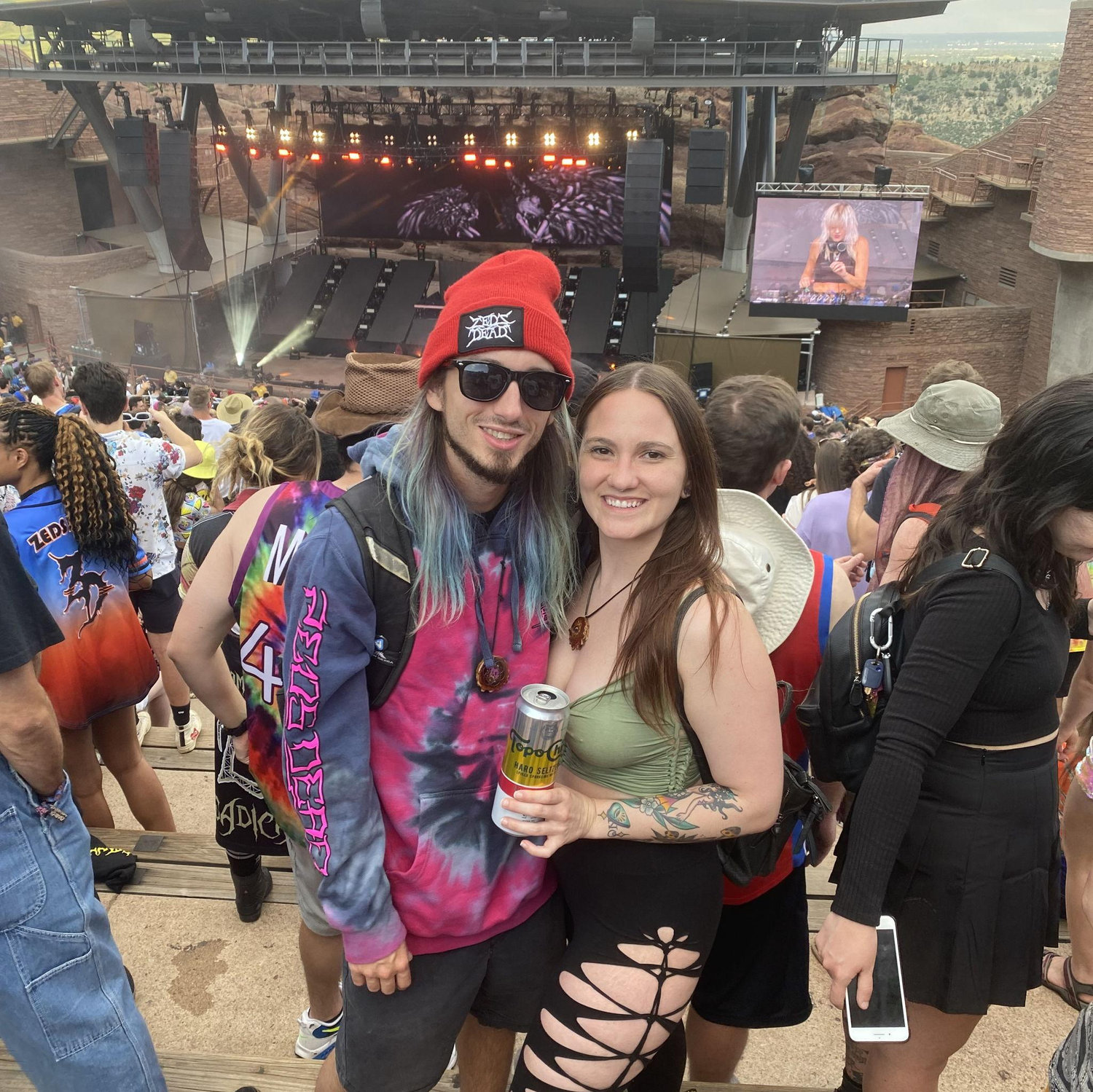 Our first DeadRocks together and my first time at Red Rocks.