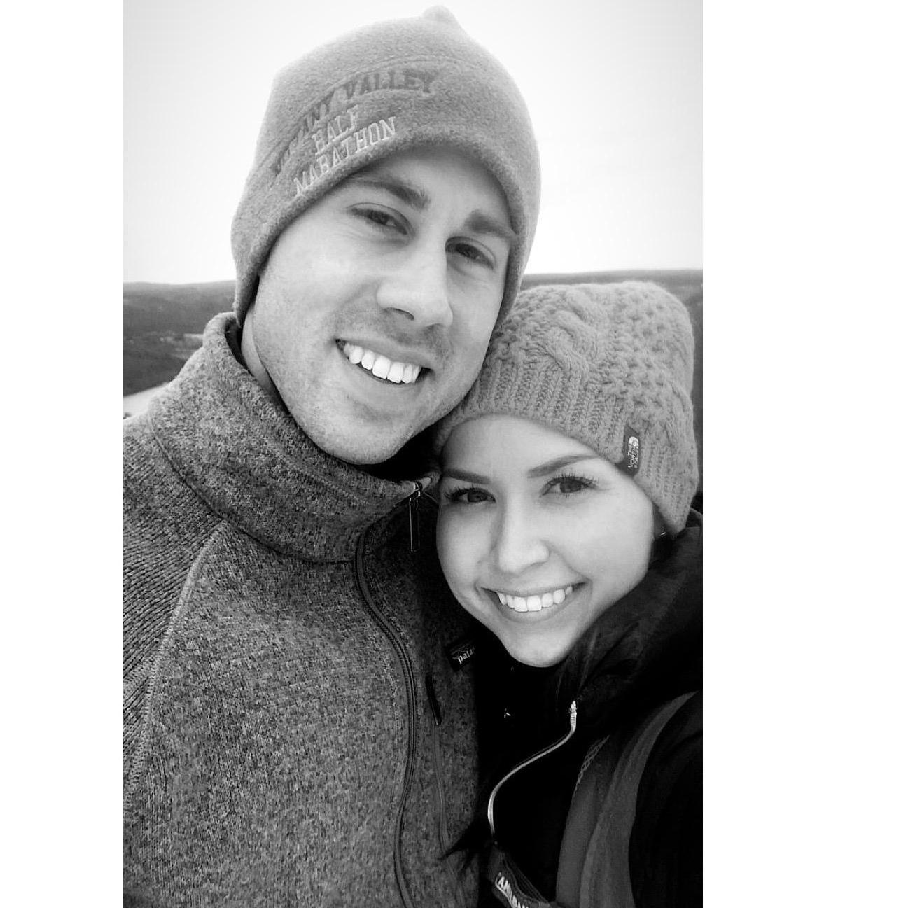 This is where Ken had the idea that it would be neat to propose to me with a beautiful view, on top a mountain during a hike. (This picture was taken about 1 month into dating)