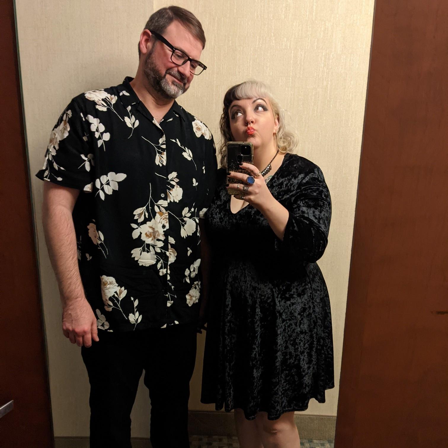 Post-engaged fancy getup outfits for boujee dinner in St. Louis at Eleven Eleven Mississippi