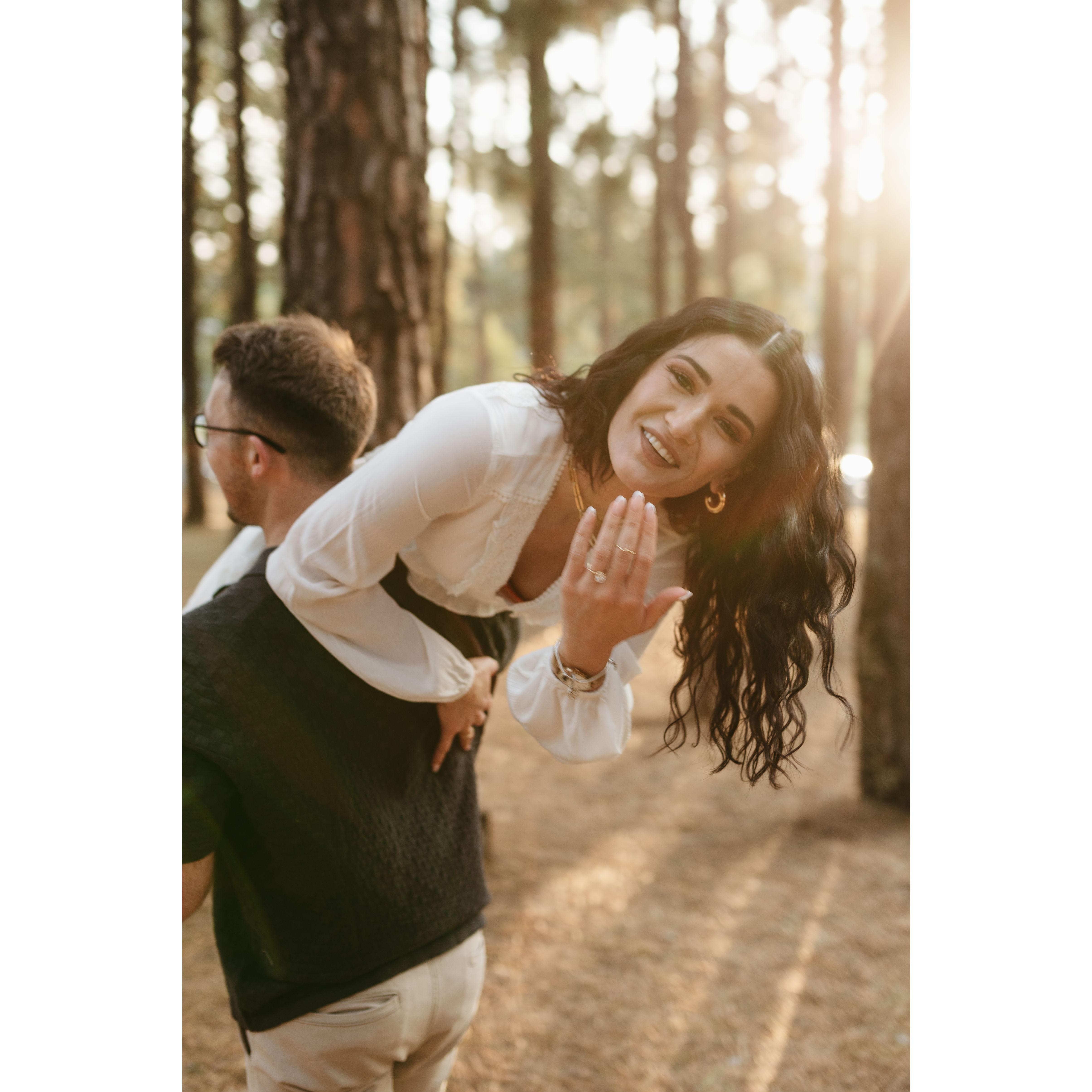 He put a ring on it.