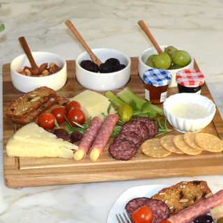 Personalized Engraved 7-Piece Acacia Entertaining Charcuterie Set