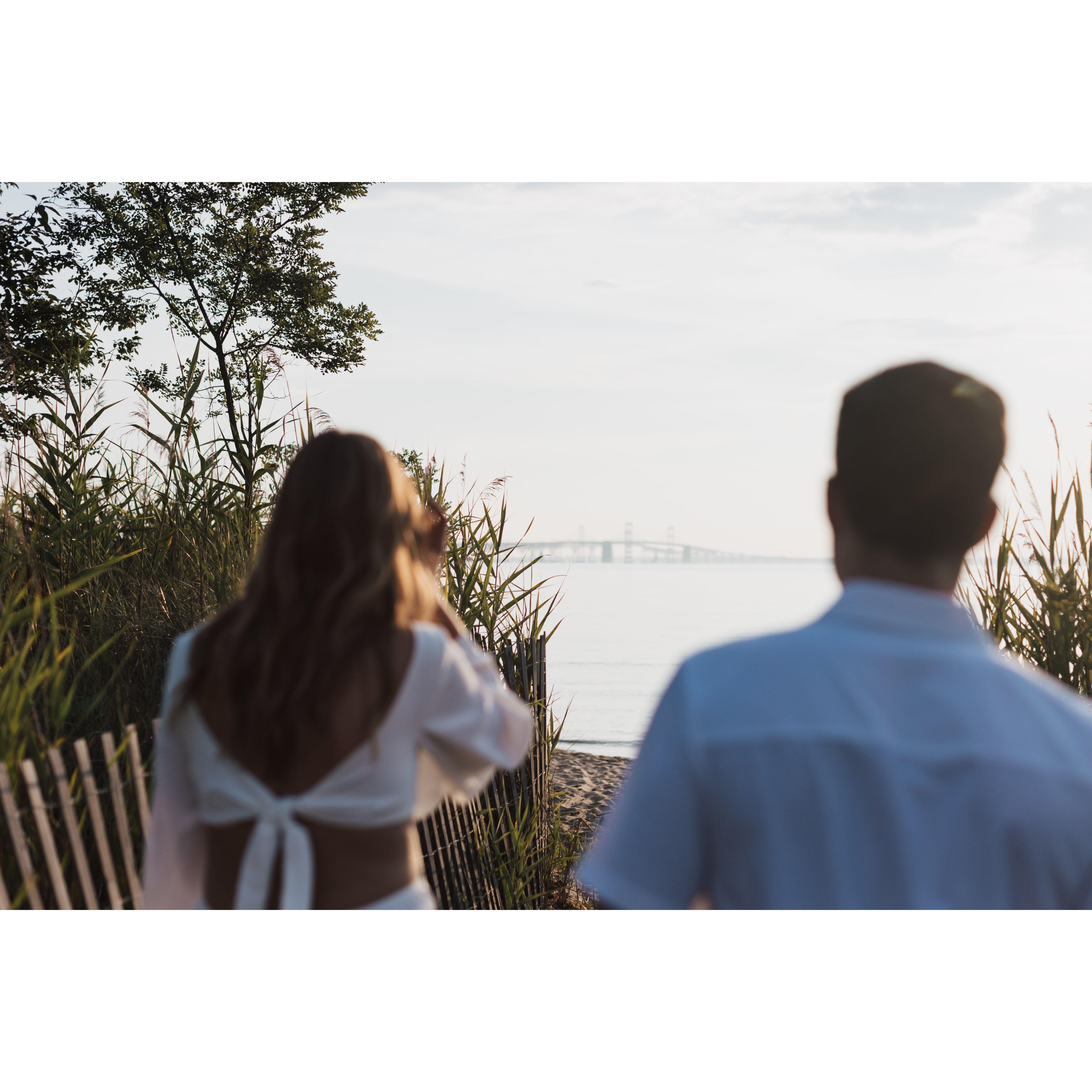 Engagement shoot by our wedding photographer Christine Tustin!