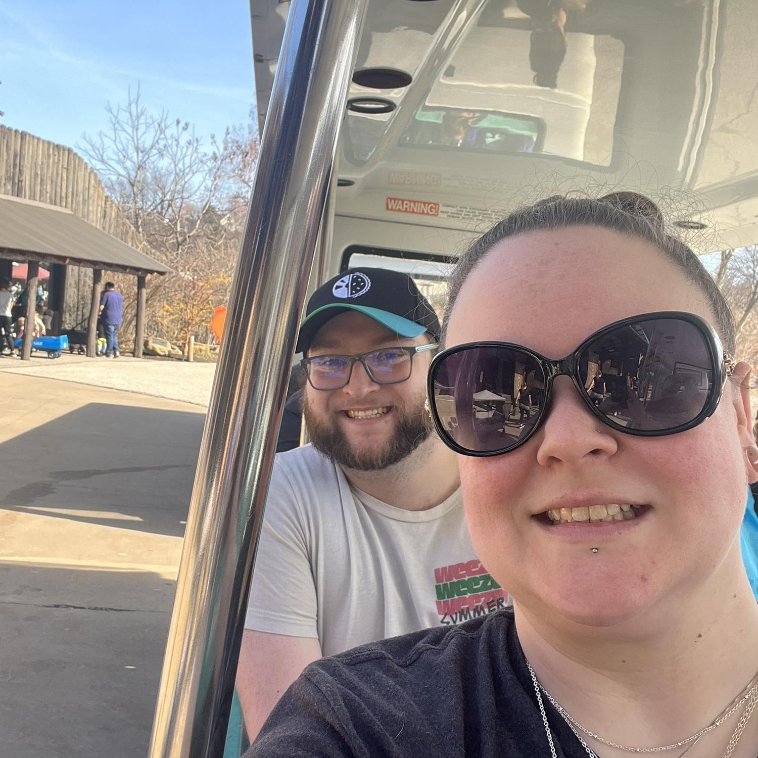 We both have Monday mornings off, so we spent a lot of spring and summer Monday mornings at the zoo.