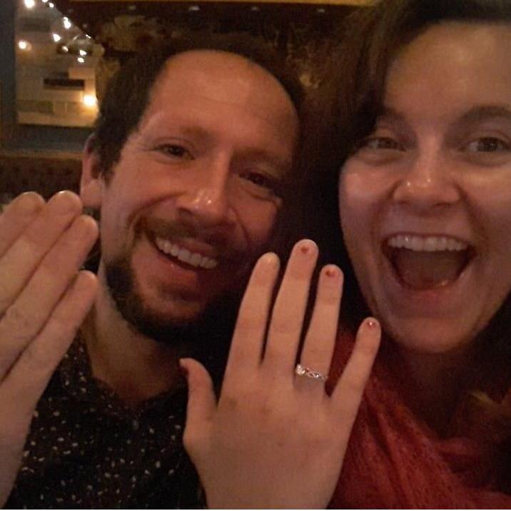 Celebrating our new engagement