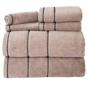 Solid Bath Towels And Washcloths 6pc Taupe - Yorkshire Home