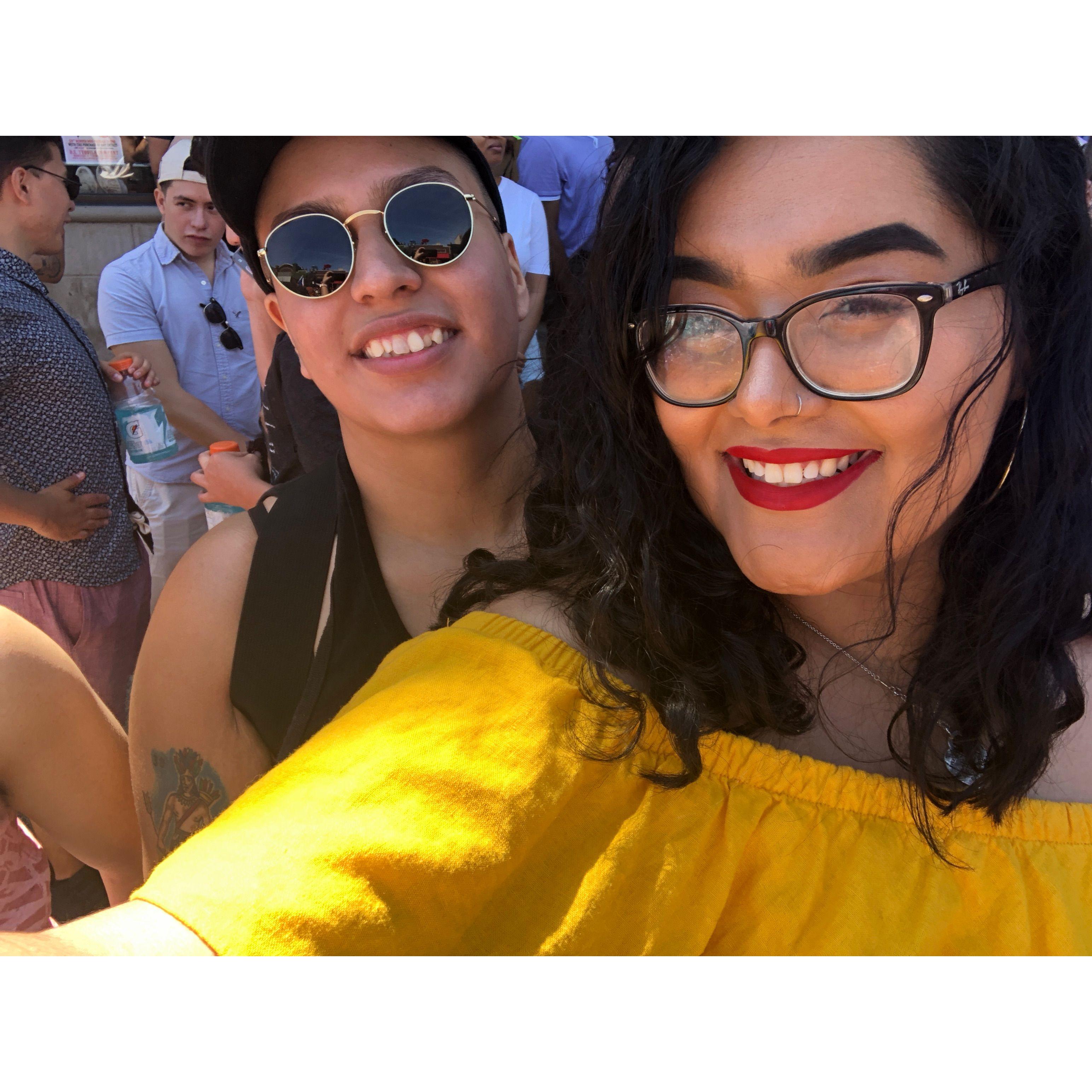 Our first Pride Parade together