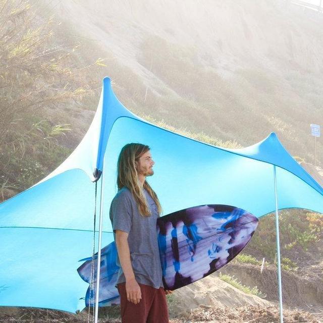 Neso Tents Grande Beach Tent, 7ft Tall, 9 x 9ft, Reinforced Corners and Cooler Pocket