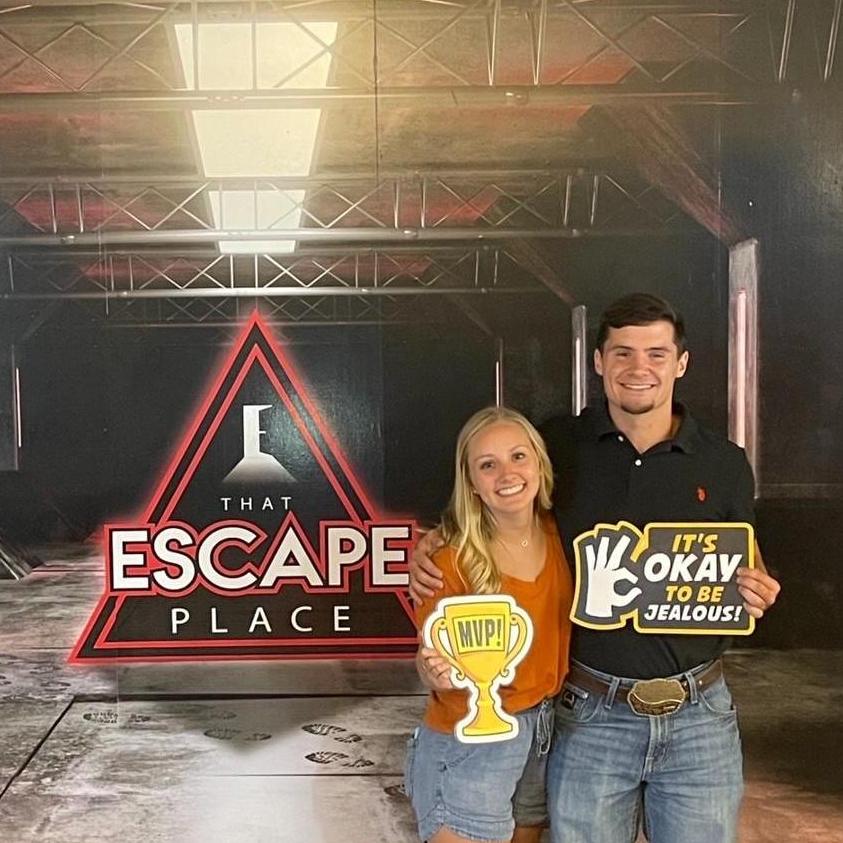 First Date EVER and we escaped the room with seconds to spare!