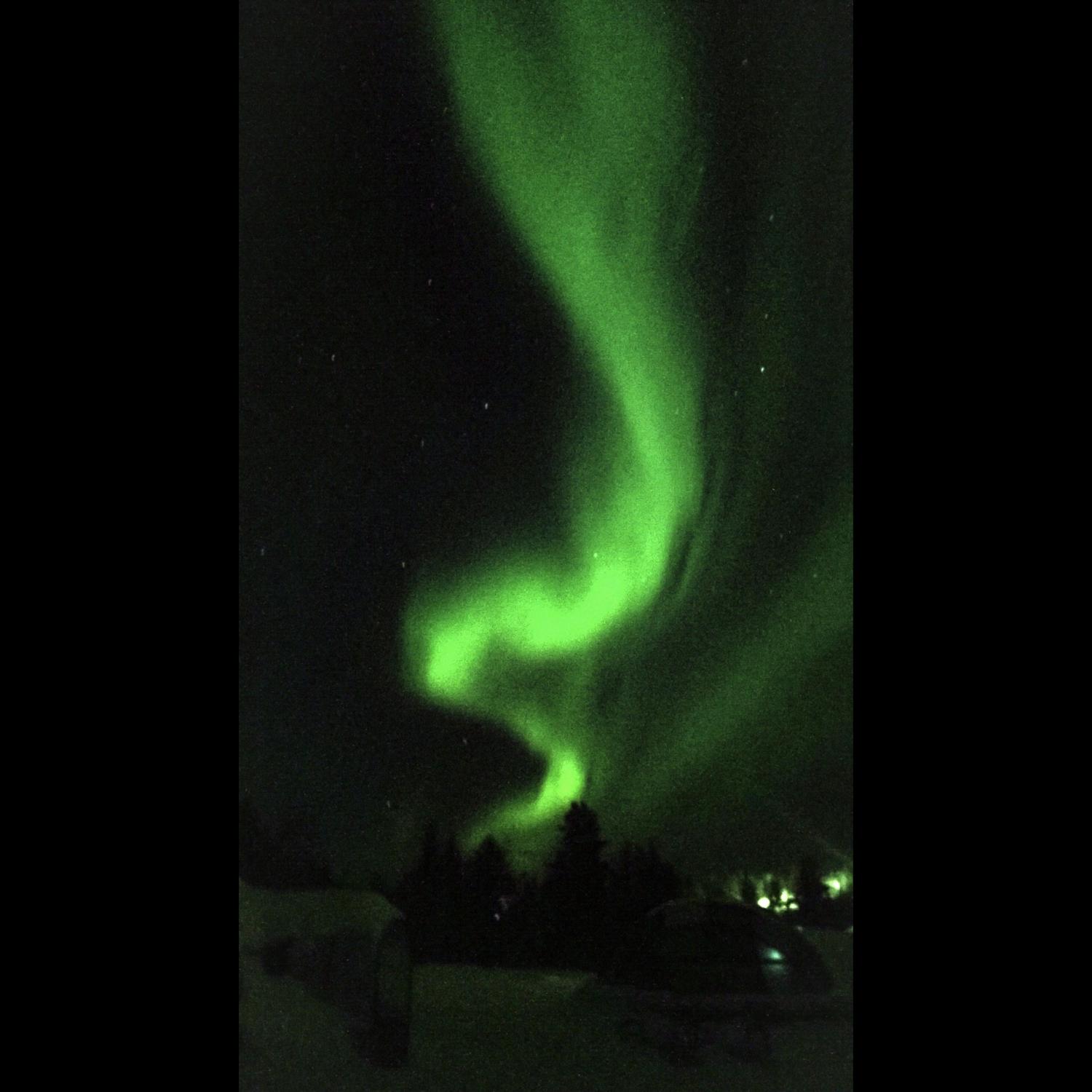 We spent hours watching the northern lights from our igloo in Finland. By far one of the best memories we have together!