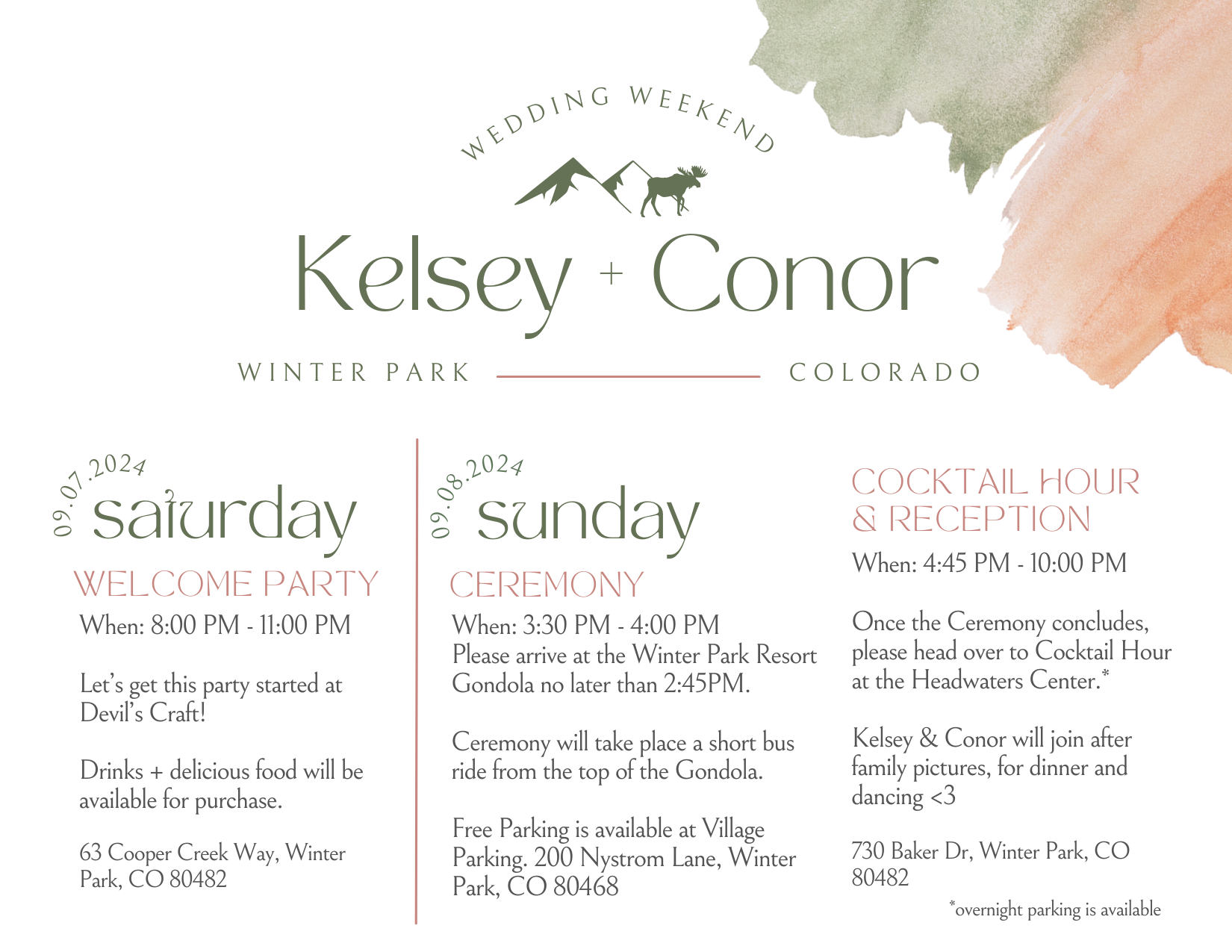 The Wedding Website of Kelsey Mortell and Conor Okmin