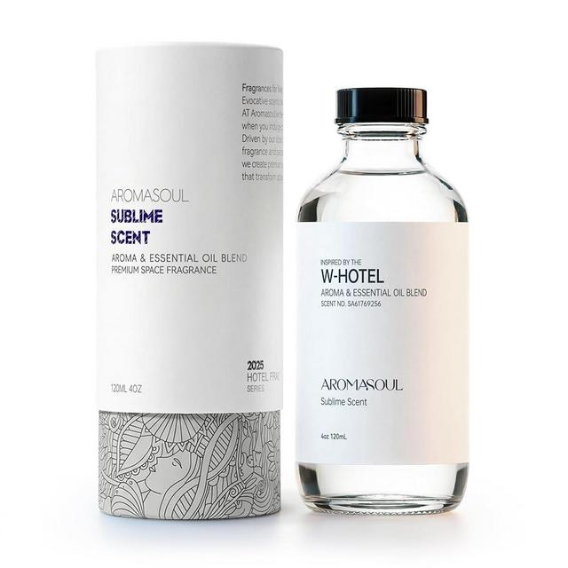 Hotel Diffuser Oil Inspired by W-Hotel Scent - Premium Fragrance Oil for Ultrasonic and Waterless Diffuser - 120 mL, 4 fl oz