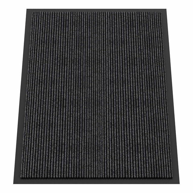 HOMEK Indoor Outdoor Door Mat, 4’ x 3' Doormat for Entryway, Rubber Backing Non Slip Front Door Mat Outside Entrance, Super Absorbent Commercial Floor Mat for Home Office