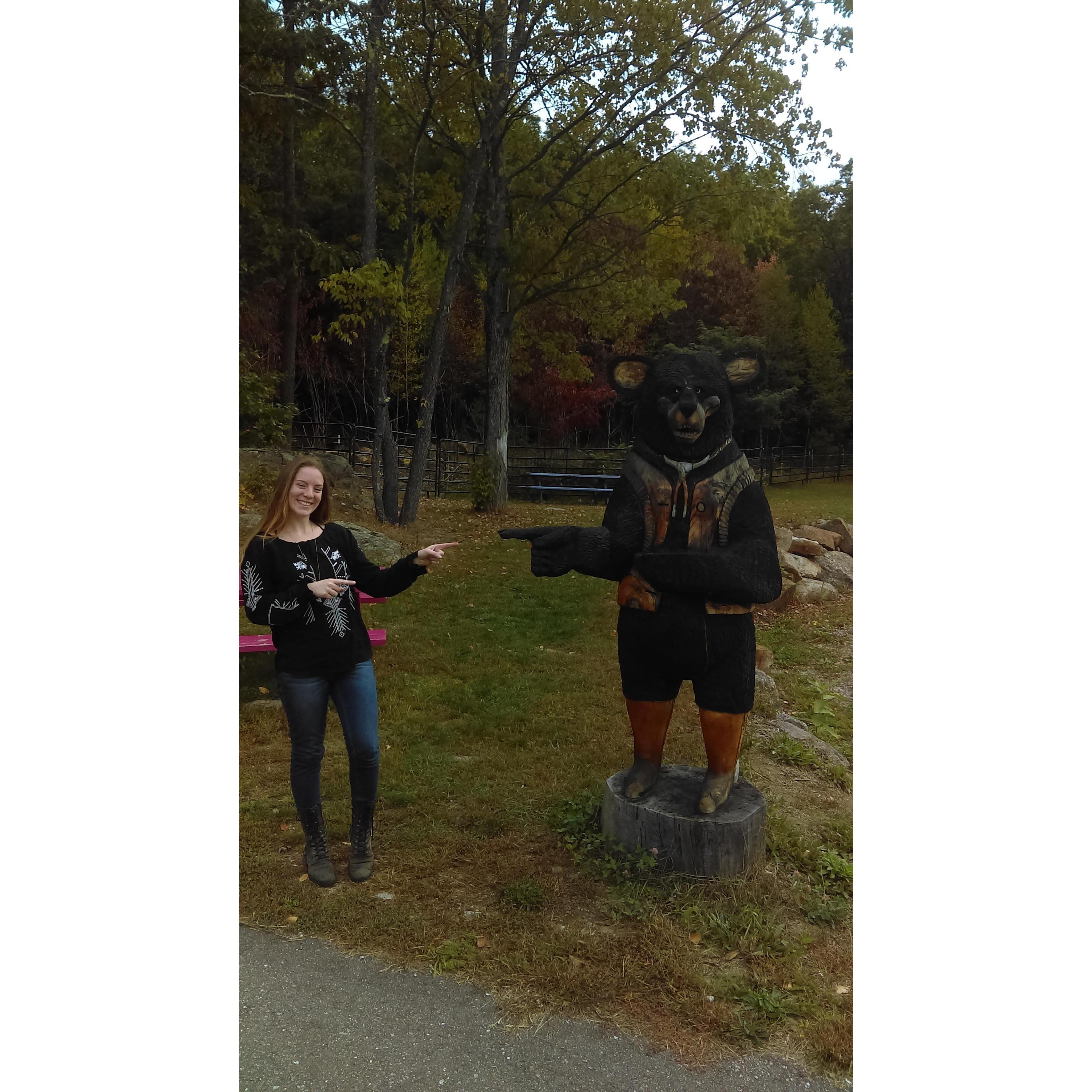 Random stops on the way up to our hotel in North Conway NH