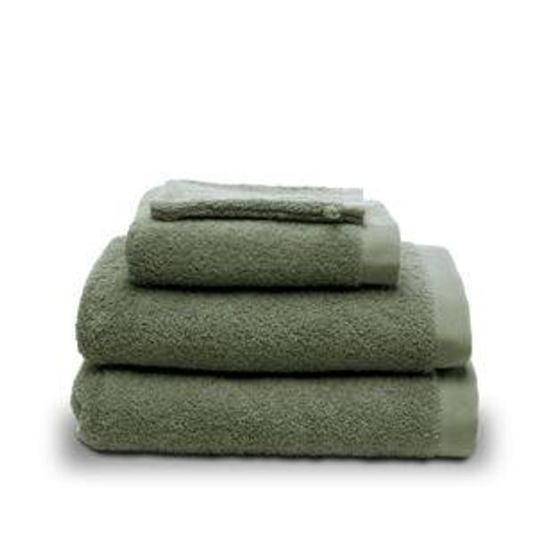 Super-Plush Turkish Cotton Bath Towels - Fresh Moss