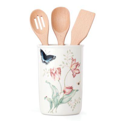 Lenox - Butterfly Meadow Kitchen Utensil Jar with Utensils, Created for Macy's