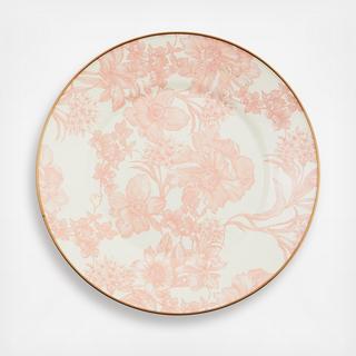 Rosy English Garden Enamel Dinner Plate