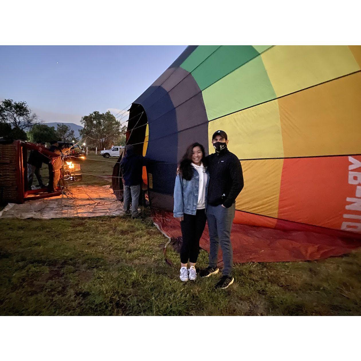 hot airballoon-ing in mexico city