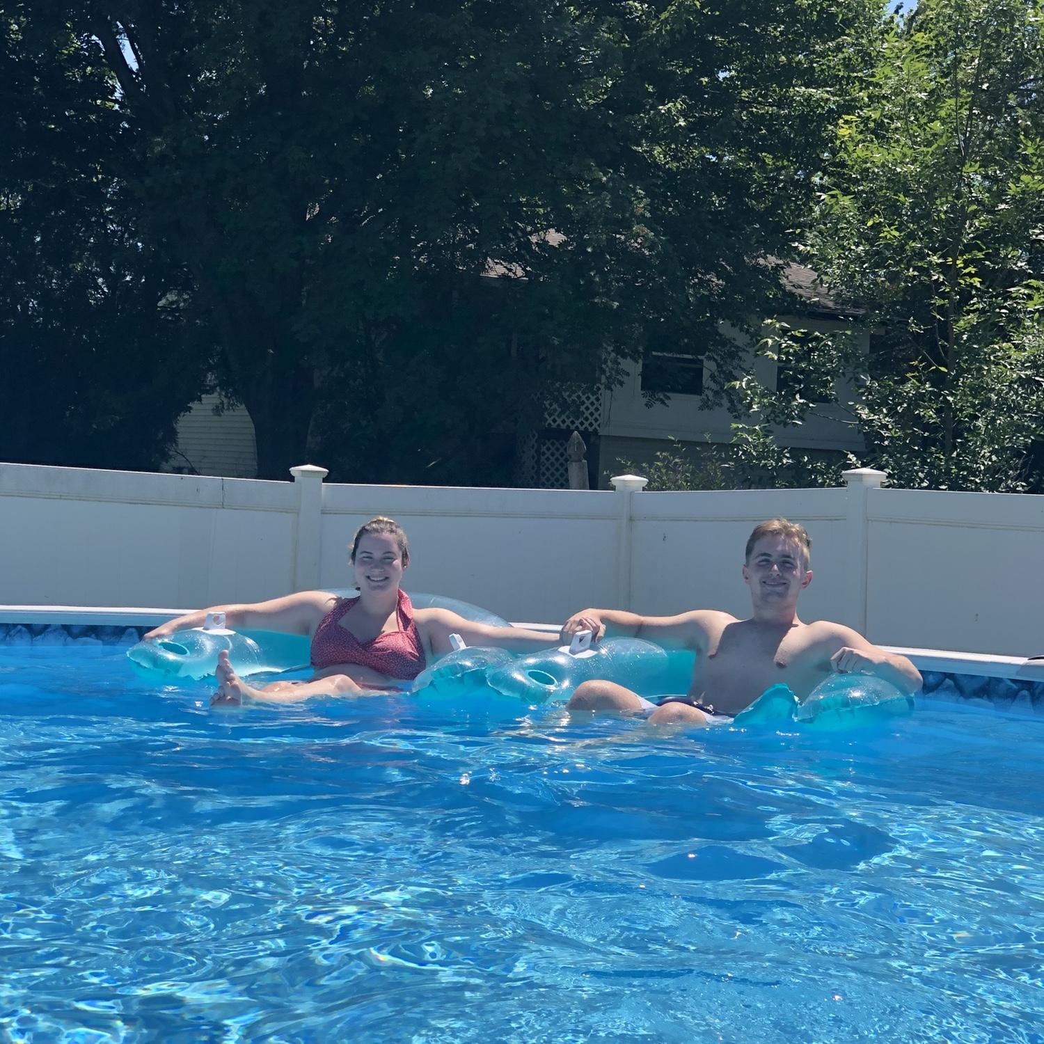 Swimming and Relaxing - June 2020