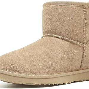 (Tag 3A-3) Fuzzy Mini Boot Slippers (size 6)