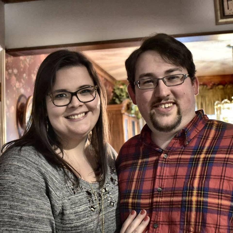 Celebrating our first Christmas together.