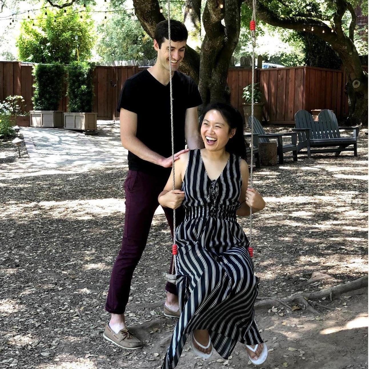 When we chose our venue and our wedding date.