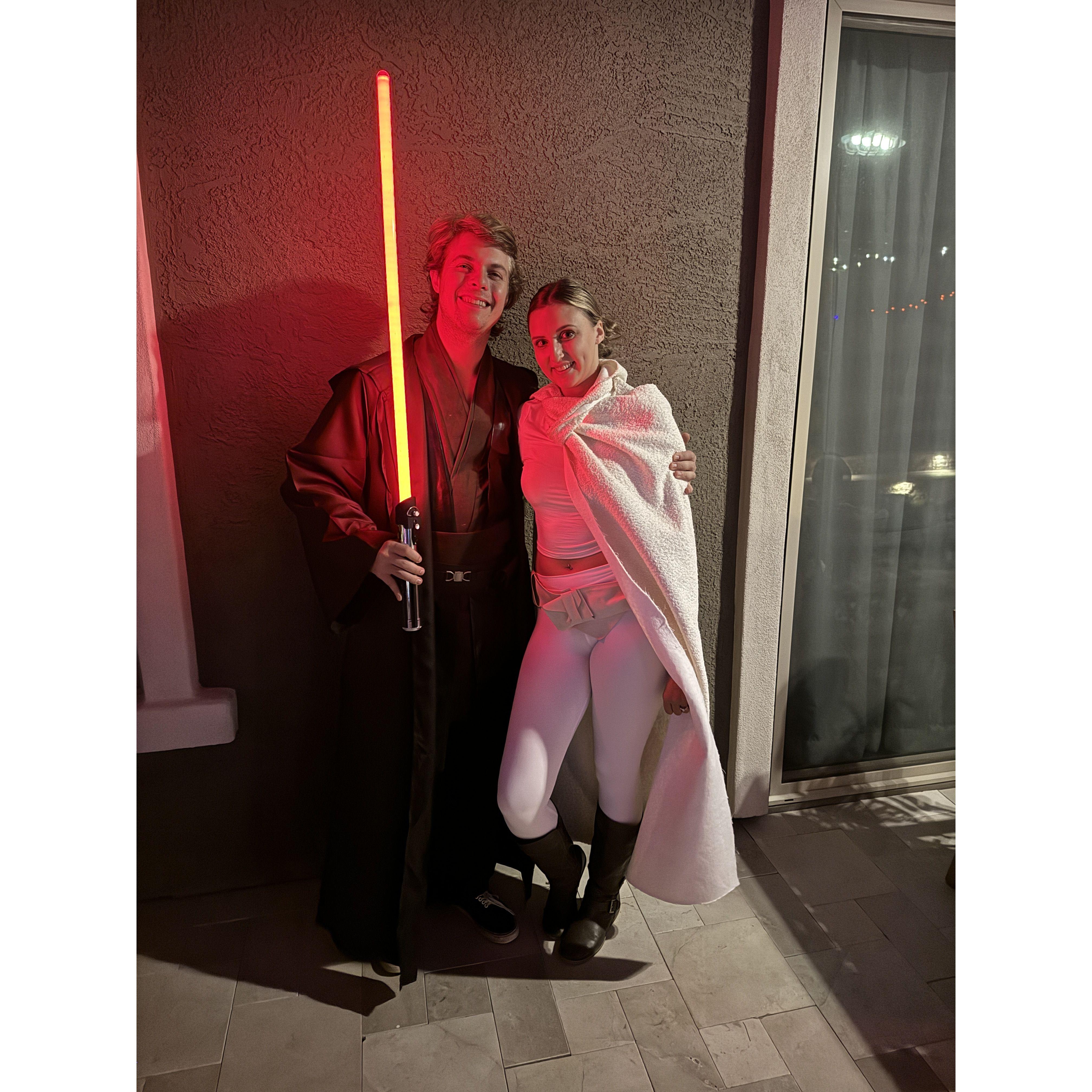Halloween 2023! 
Anakin and Padme