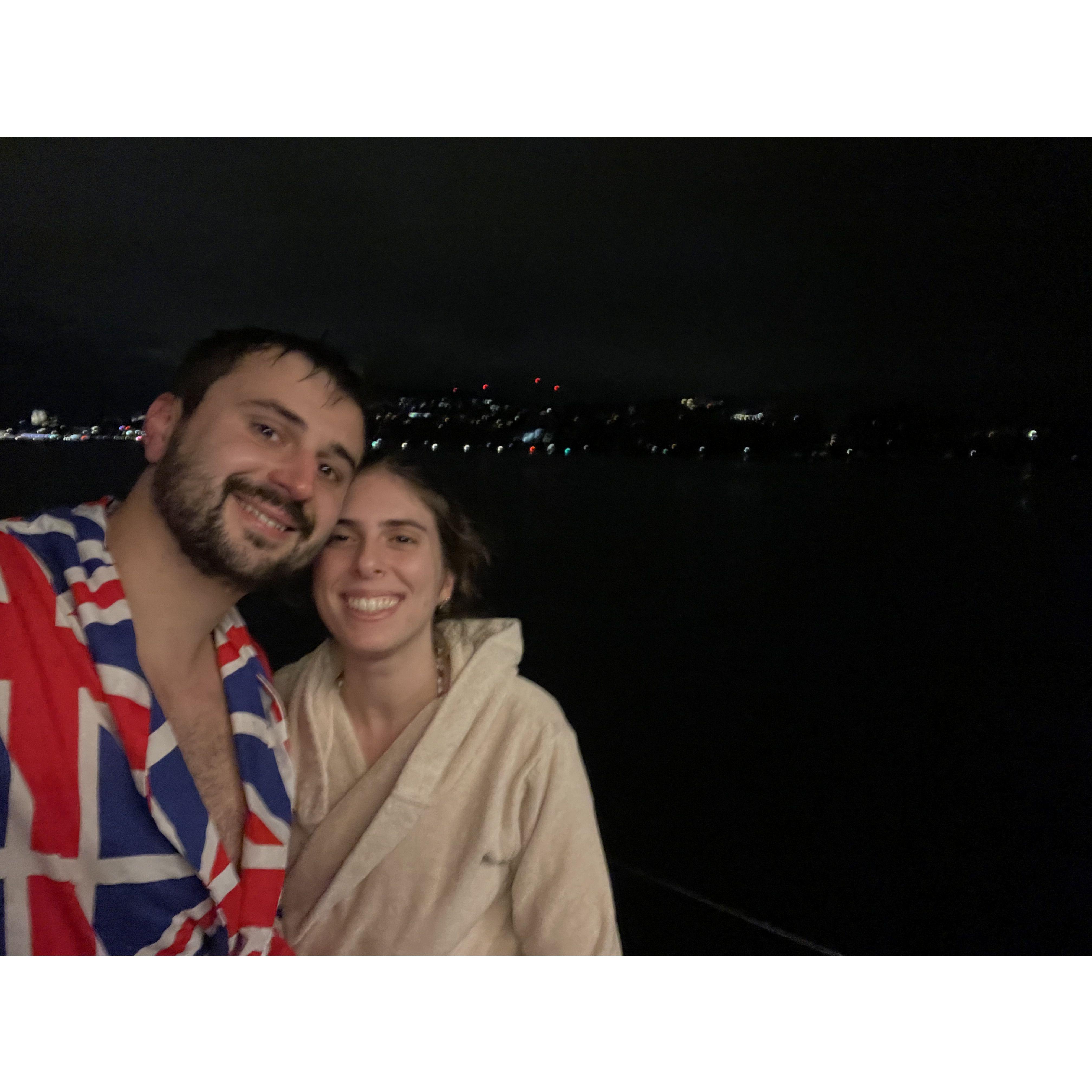 Sauna boat experience on Lake Zurich