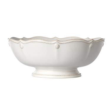 Juliska Berry And Thread Footed Fruit Bowl Whitewash