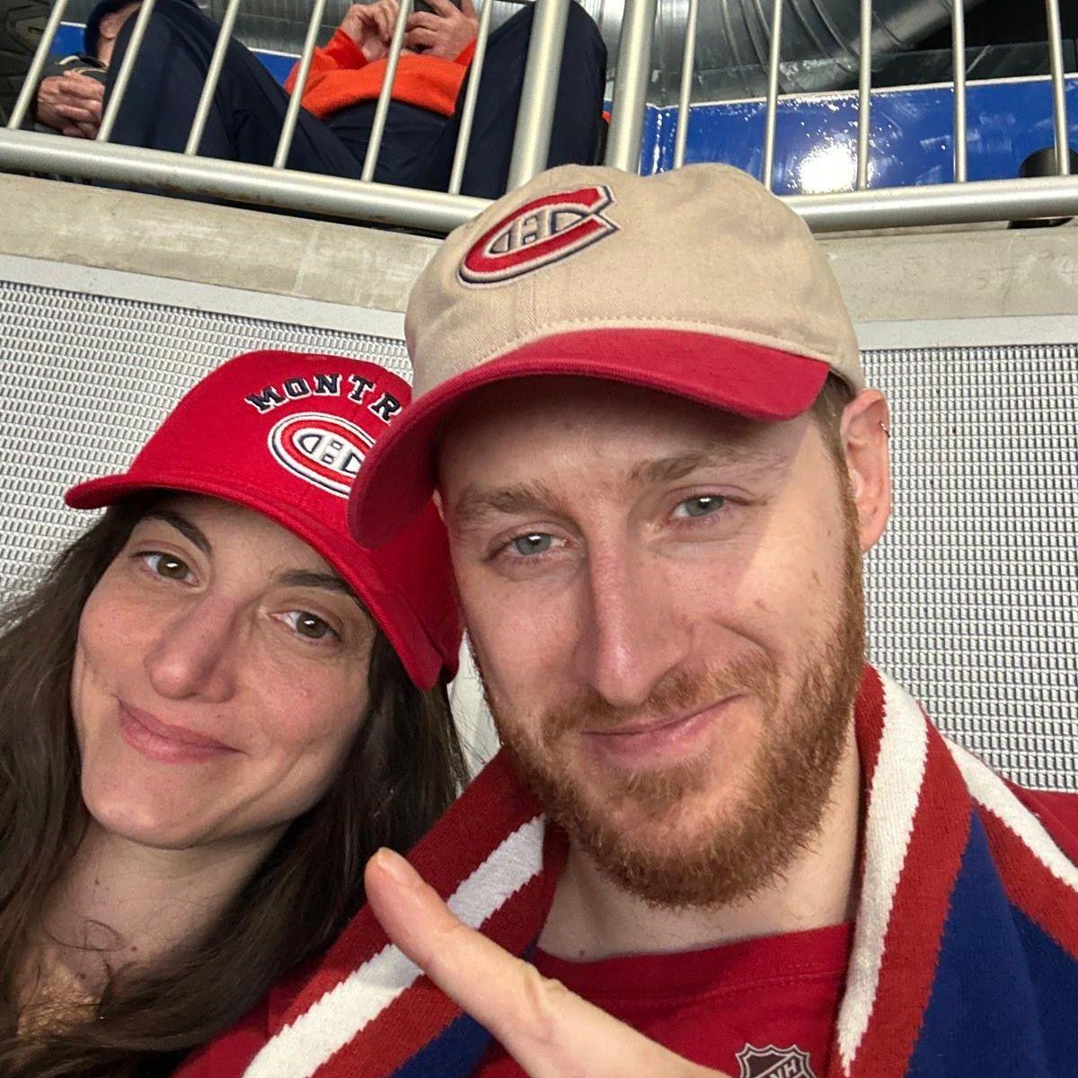 Hockey game Canadian vs New York