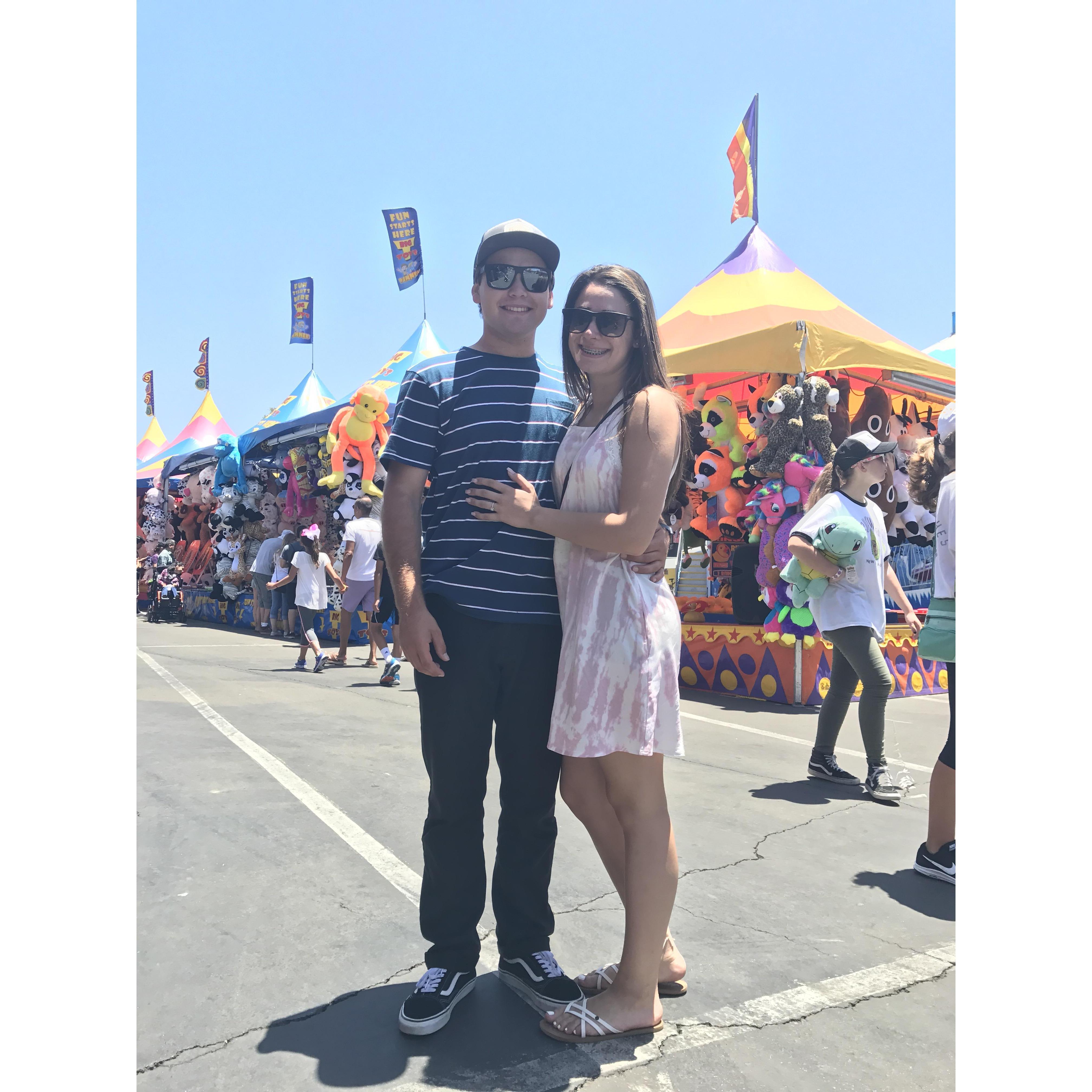 we made it a tradition to go to the fair on Kyles birthday for the last 3 years