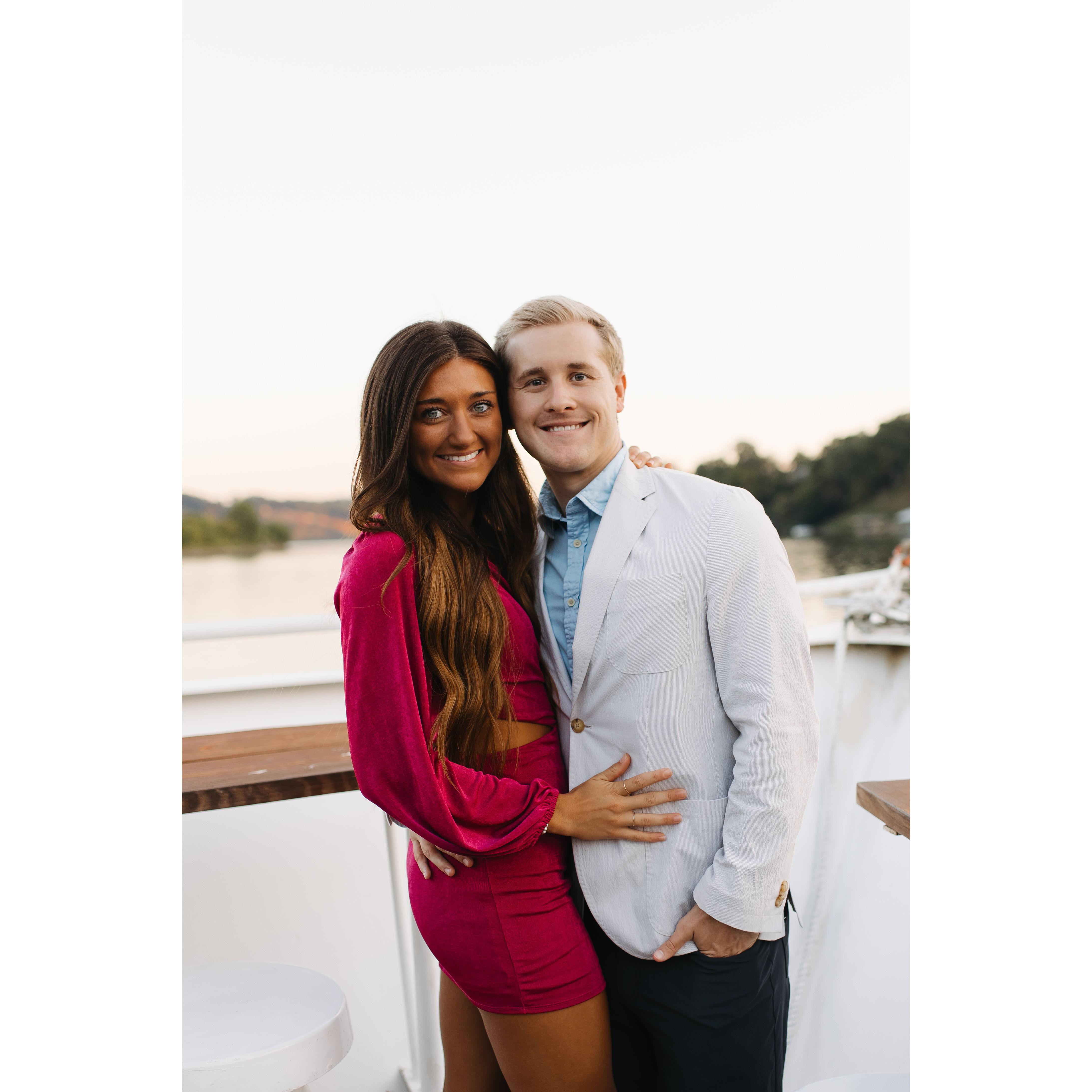 Hayden's birthday dinner cruise.