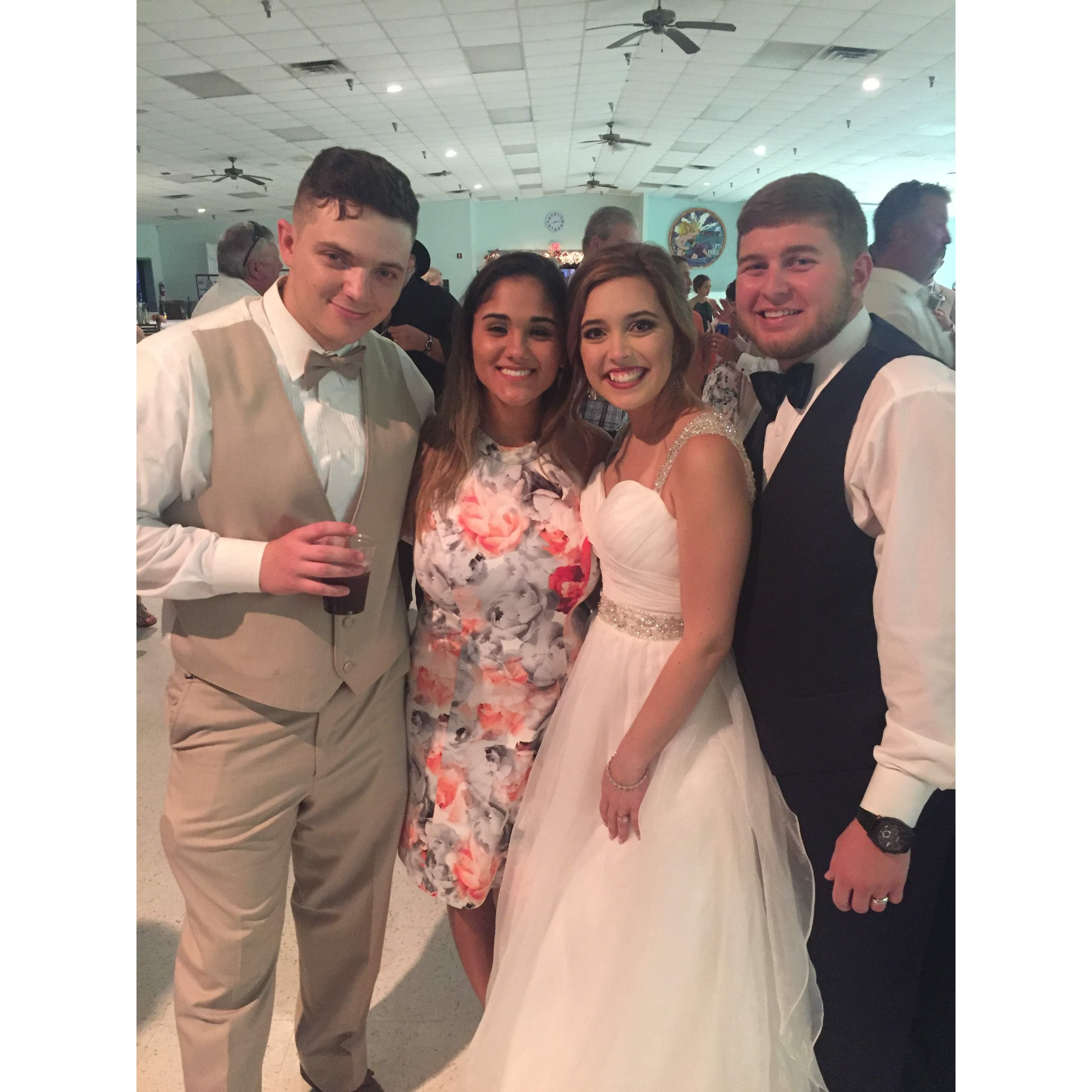Celebrating Macie and Zach's wedding