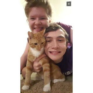 February 17, 2017 - Mikel adopted Winston at the end of 2016. Presently, Winston regularly exhibits stinky behavior, but we love him anyway!