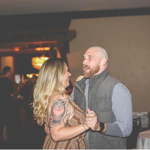 Alex doesn't usually dance, but I got him to this night! Nov 2018