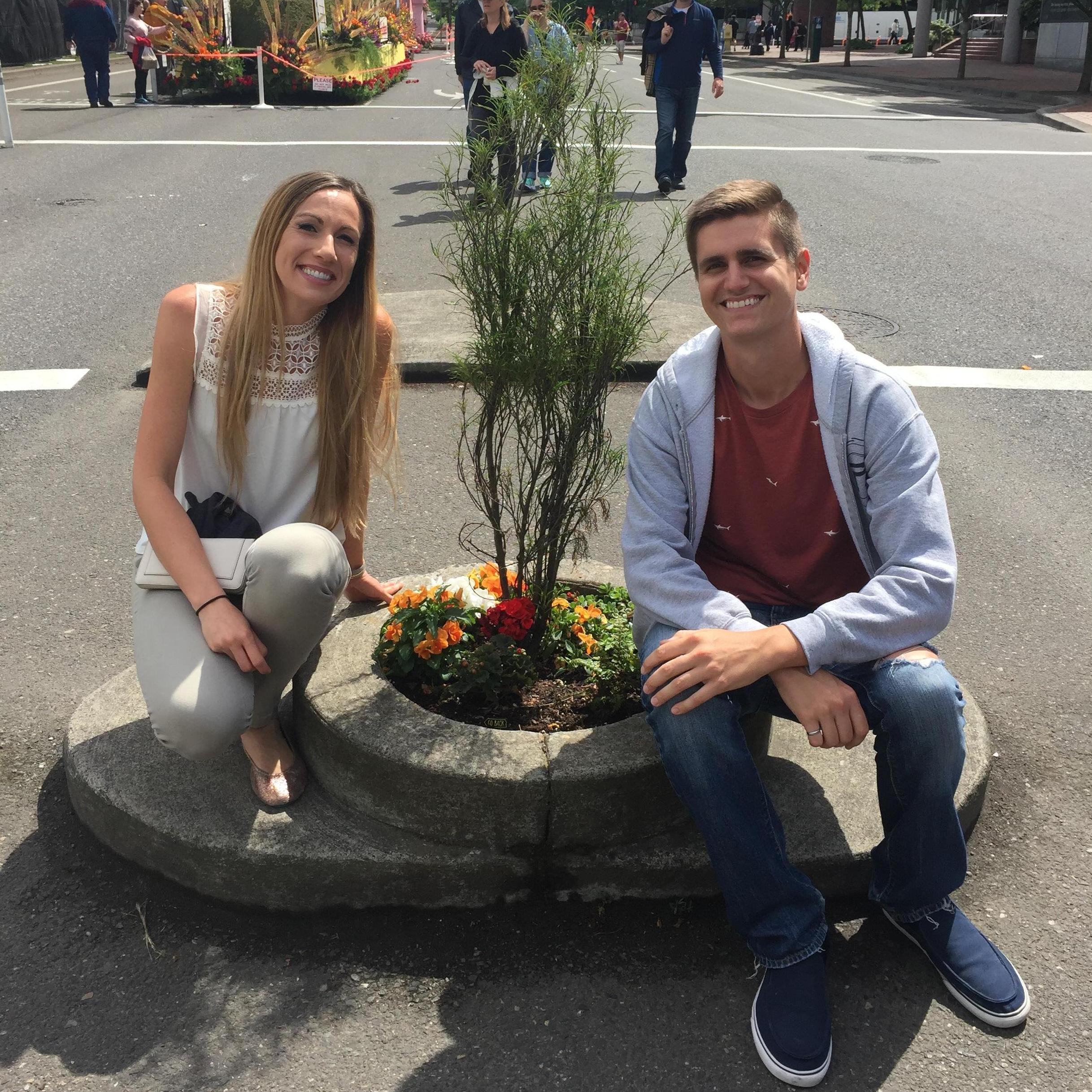 Smallest park in the country! Portland, Oregon.