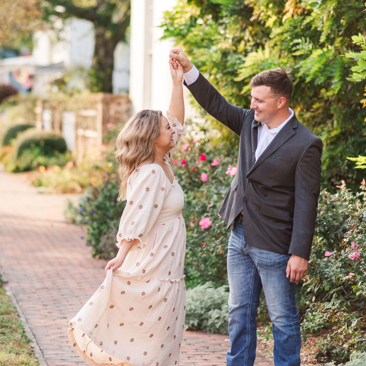 Engagement Photos by Emily Saunders in New Bern where Dustin proposed!