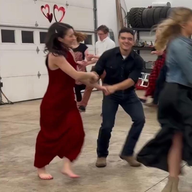 Jasmine introduced Zach to English Country Dancing