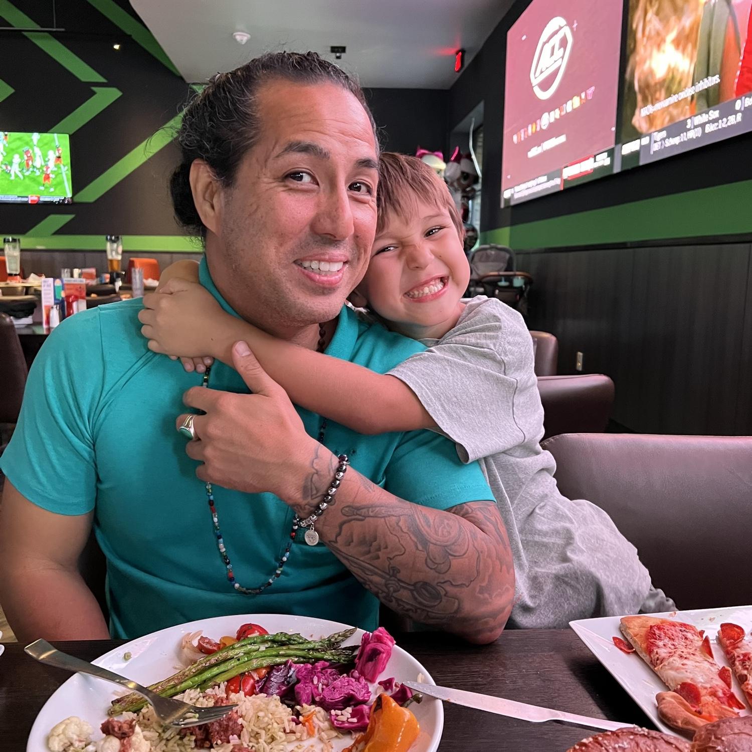 Daddy and Jordan