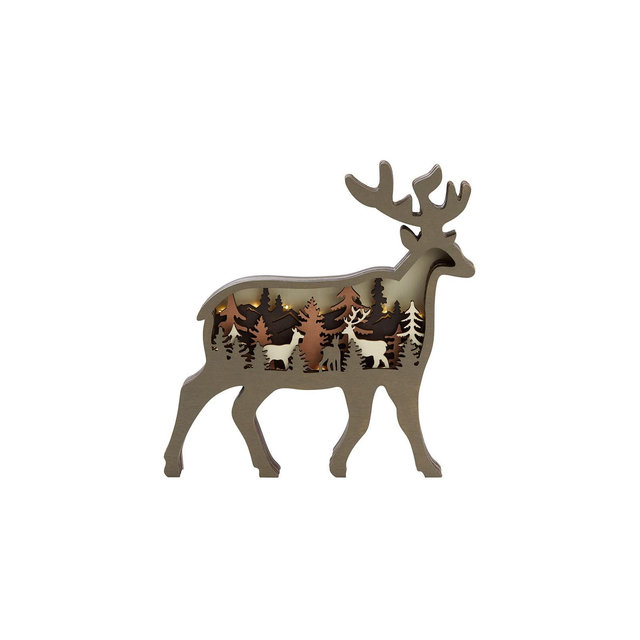 The Lakeside Collection Lighted Woodland Animals - Deer