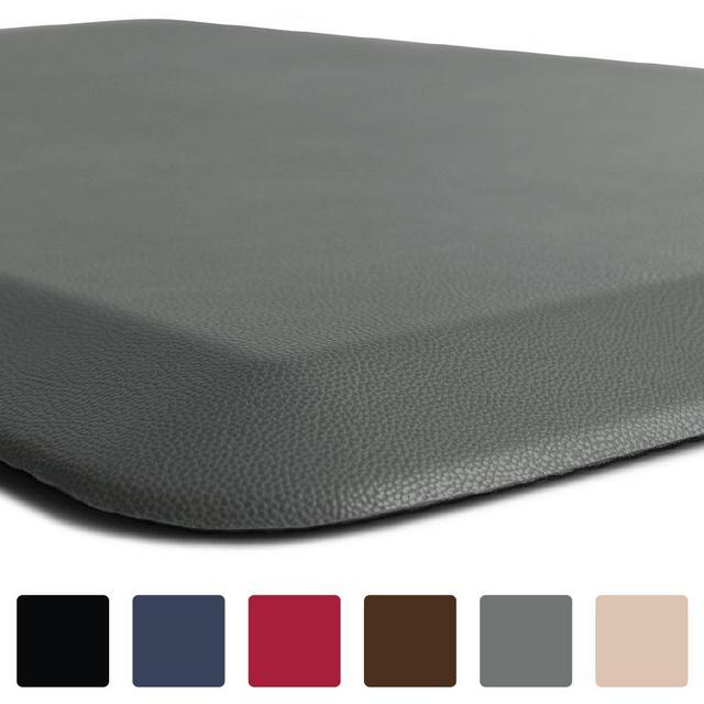 GORILLA GRIP Original 3/4&quot; Premium Anti-Fatigue Comfort Mat, Phthalate Free, Ships Flat, Ergonomically Engineered, Extra Support and Thick, Kitchen and Office Standing Desk (39x20: Gray)