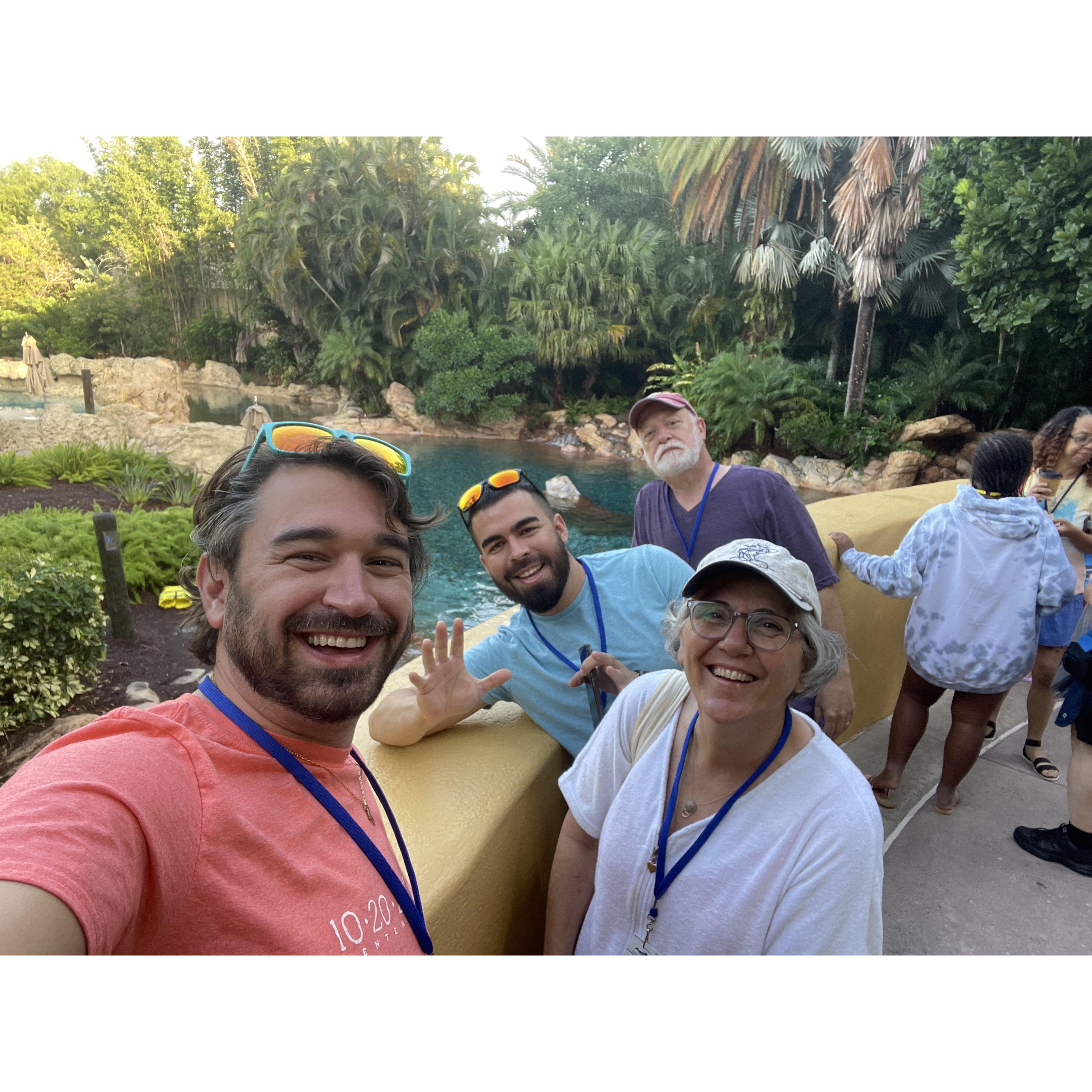 Our first time to Discovery Cove! (Desperate to go back for a second...)